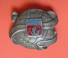 BROCHE INSIGNE ANCIENNE CONGRE INTER BOUCHERIE-CHARCUTERIE