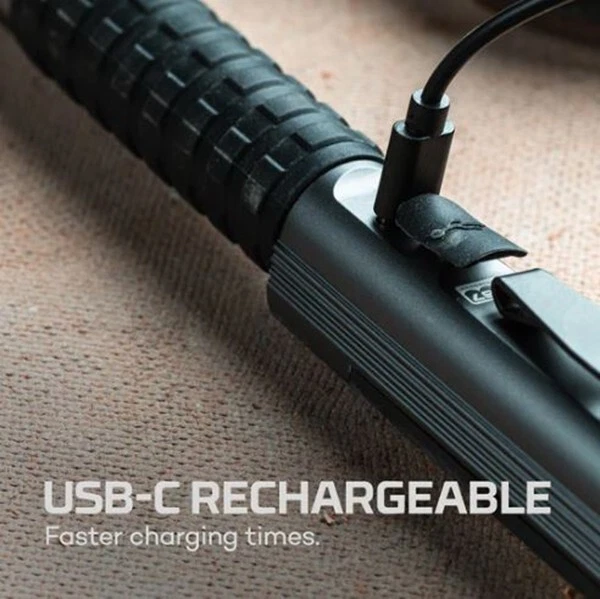 Nebo Big Larry PRO+ Rechargeable LED Torch Work light - Gunmetal #NEB-FLT-1033-G - Image 4 of 4