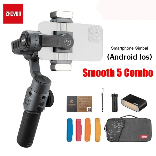 ZHIYUN Smooth 5 standard/Combo 3-Axis Gimbal Phone Handheld Stabilizer For phone - Picture 14 of 14