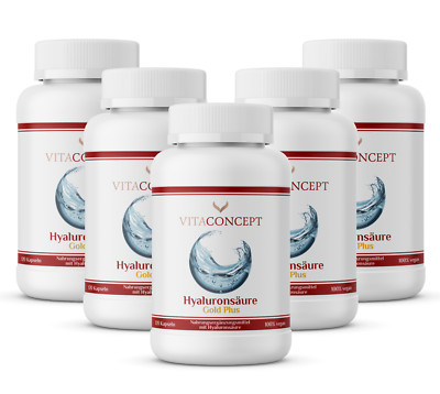 5x Hyaluronsäure 600 Kapseln 500 mg/Kaps aus unserer Werbung I Mikro Molekular