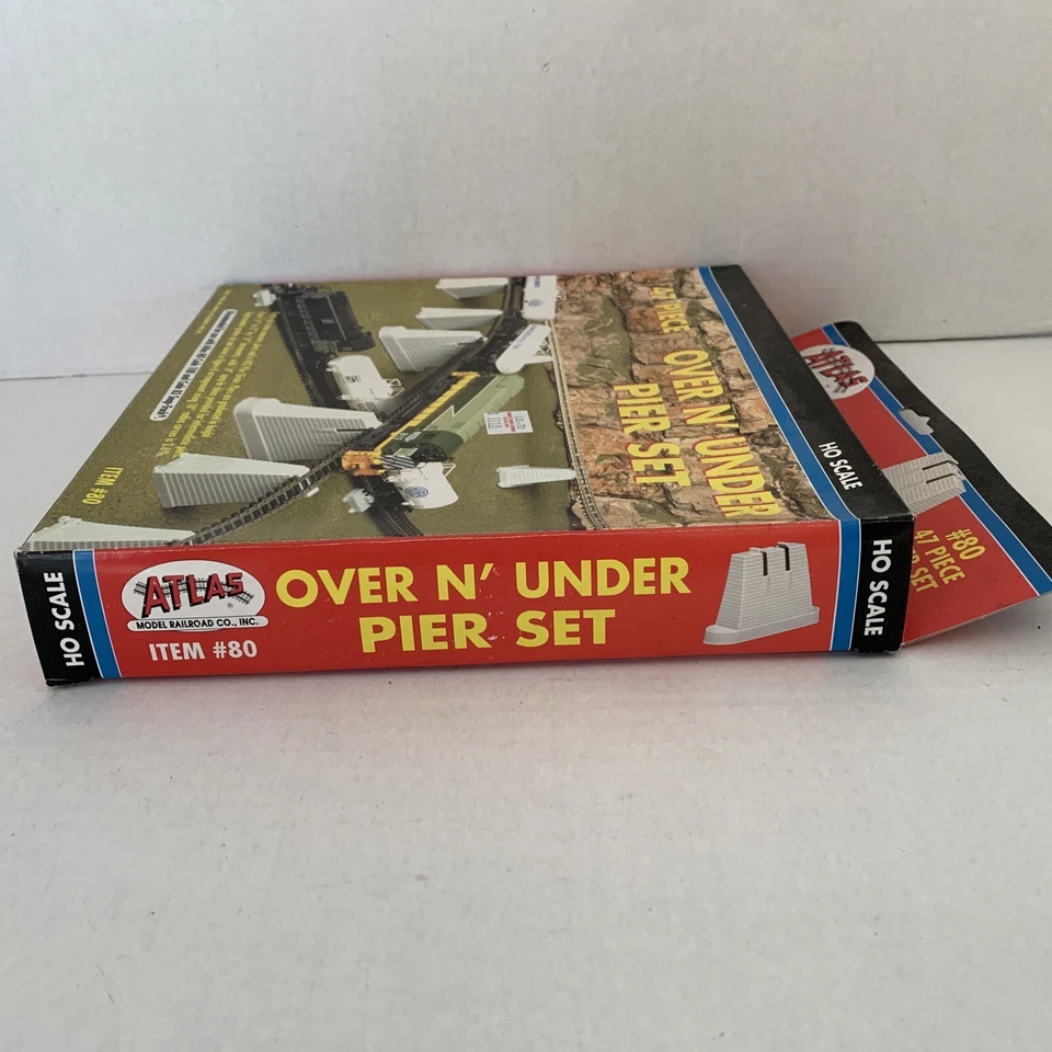 Atlas Model Railroad HO Scale #80 47 Piece Pier Set Over & Under Toy - Image 4 of 4