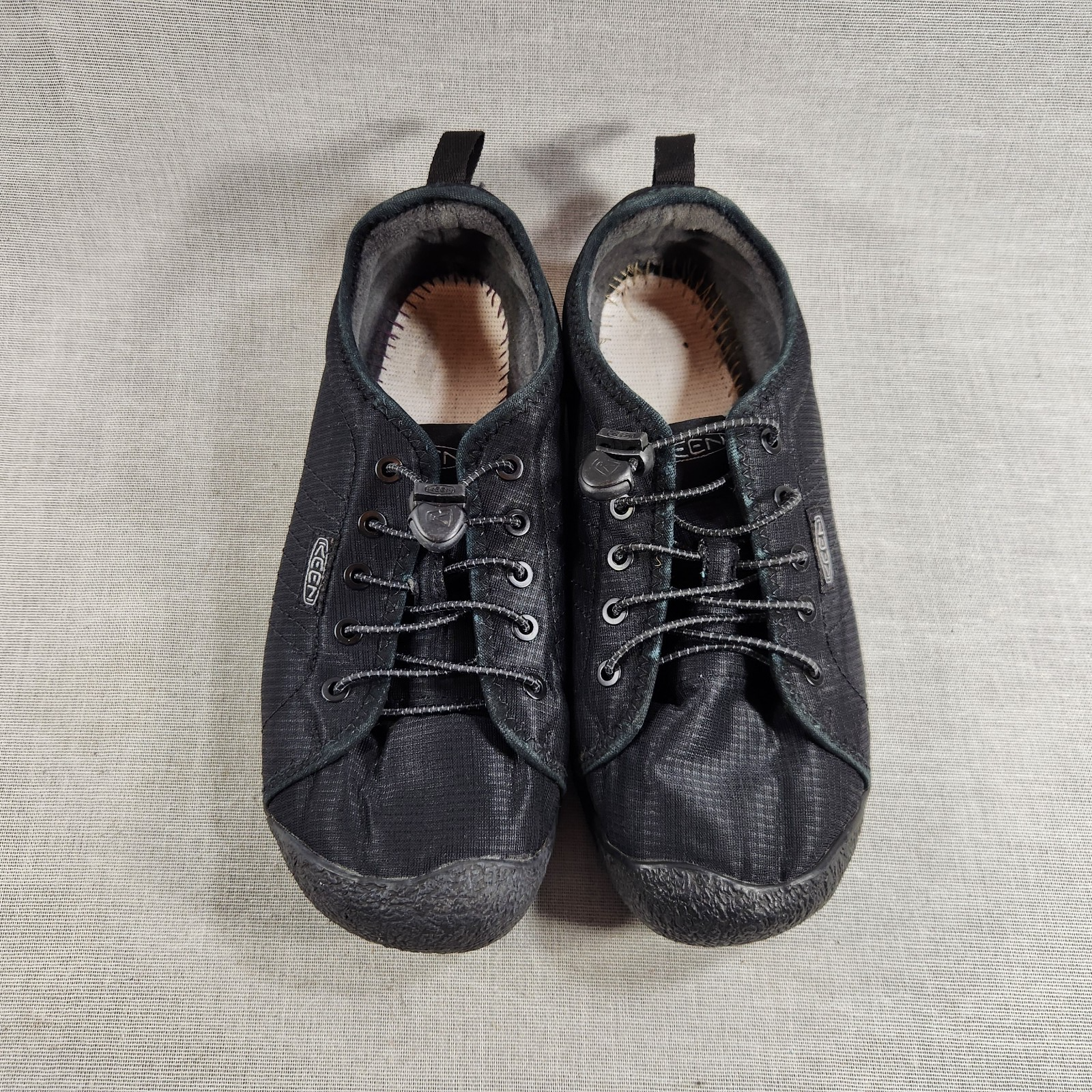 Scarpe sneakers uomo Keen Howser taglia 9 nere stringate outdoor SOLETTE MANCANTI