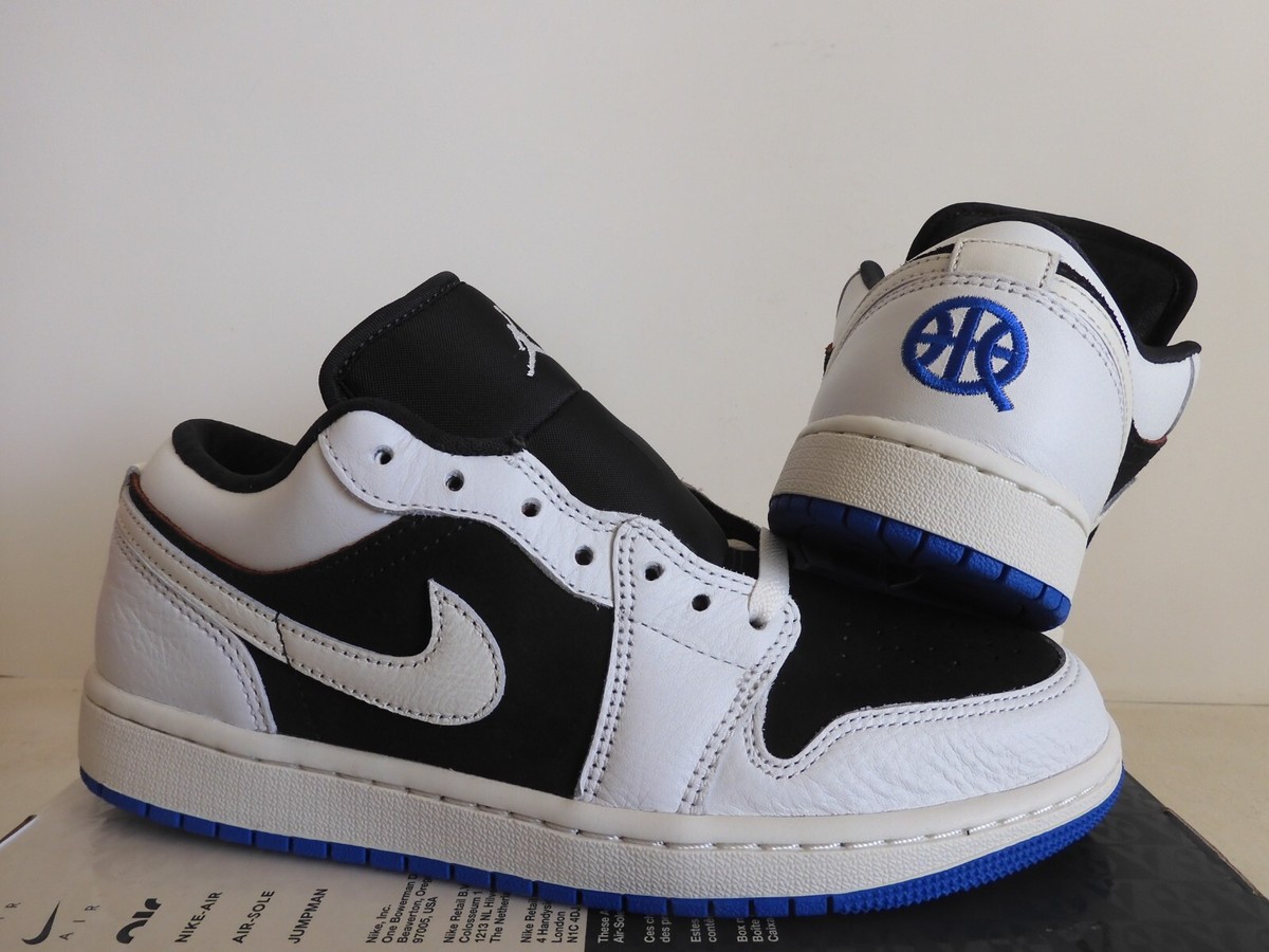 シューズ(男性用) AIR JORDAN XXXV LOW Q54 Nike Air Jordan 1 Low Q54 Quai 54 Off Noir-Sail-Summ White Sz 7.5