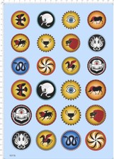 1/30 1/32 Ancient Greek Unarmoured Hoplites Soldier Shield Markings Water Decal
