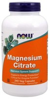 Now Foods, Magnesium Citrate 400Mg 240 Veg. Kapseln Maximal Super Preis
