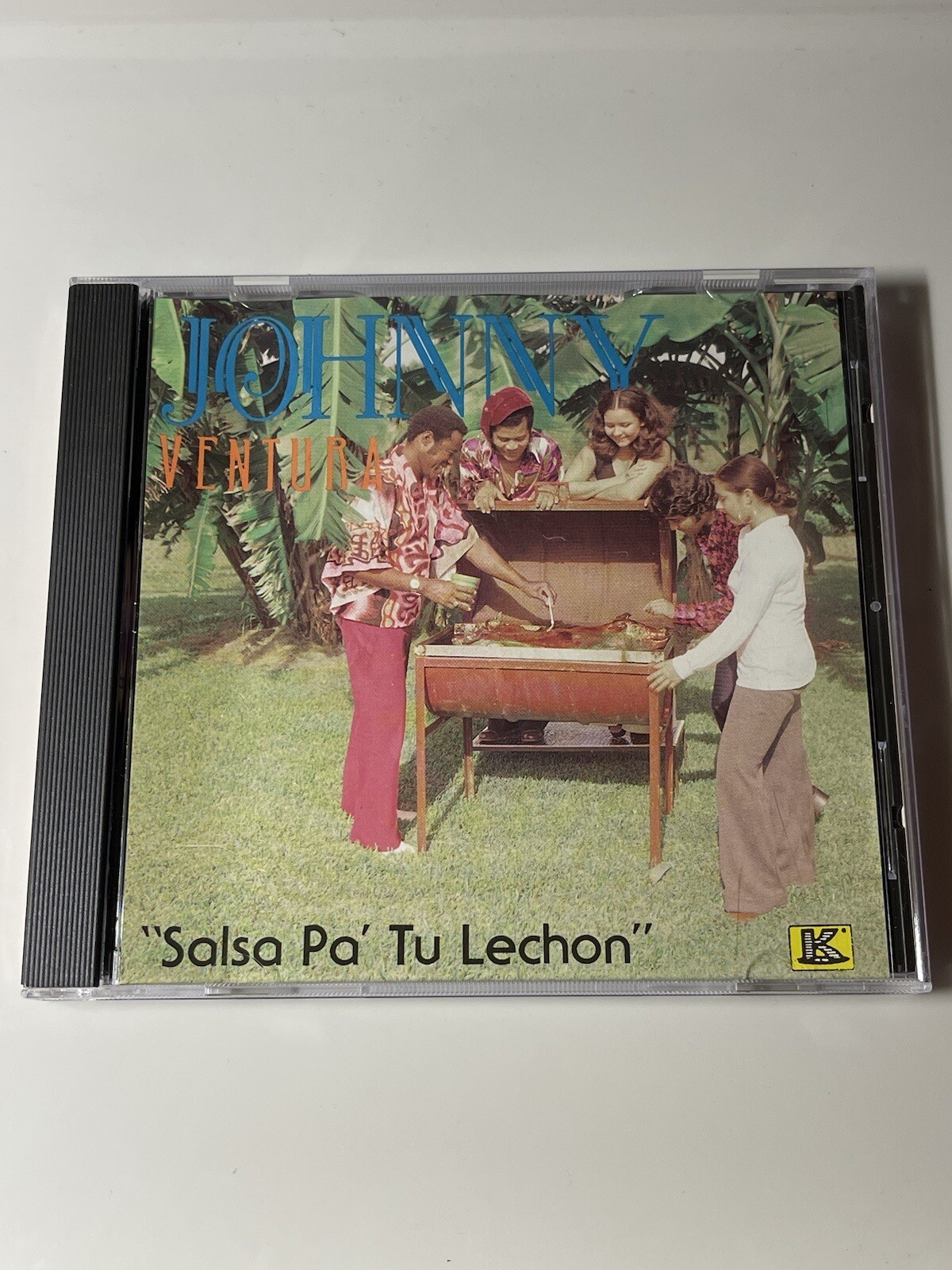 CD Johnny Ventura Salsa Pa' Tu Lechon Merengue Navidad Christmas Kubaney Not LP