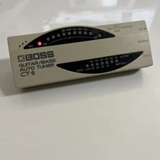 Boss Guitar/Bass Auto Tuner CT-6 with Microphone & Jack Output/Input
