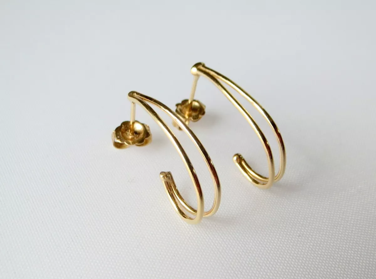 14k Yellow Gold Earrings Earrings 1.60 Grams eBay