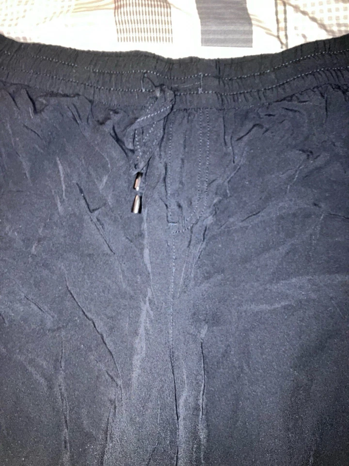 FADED GLORY Navy Blue - SOFT PLUSH - PAJAMA BOTTOMS - LOUNGE PANTS - M (8-10) - Image 2 of 4