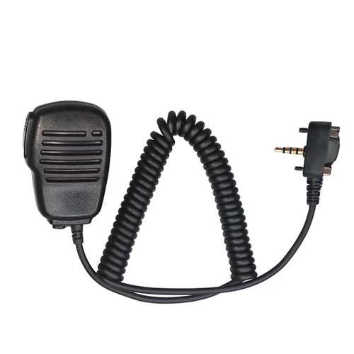 3.5mm Clip-On Handheld PTT Radio Mic Speaker for Vertex VX354 VX351 VX454 VX459