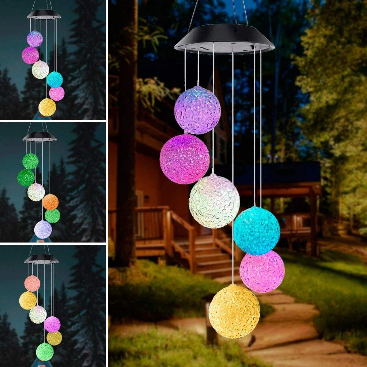 Livarno Set 4 Lampade LED Solari da Giardino Picchetti Acciaio Inox Luce Calda