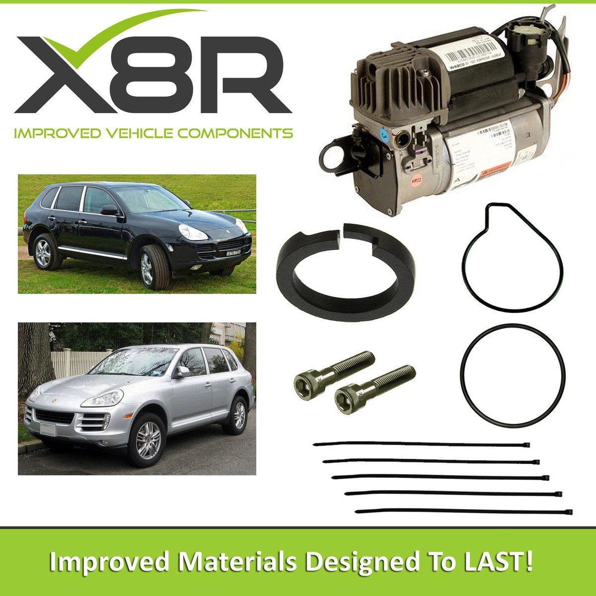 PORSCHE CAYENNE WABCO AIR SUSPENSION COMPRESSOR PISTON SEAL