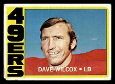 1972 Topps #69 Dave Wilcox (HOF) - San Francisco 49ers (Low Grade)