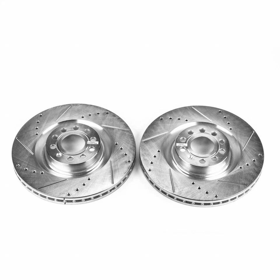 Rotores de freno Power Stop para Audi S3 2015 16 17 18 19 2020 evolución trasera - par Foto 2 de 4