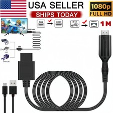 For N64/GameCube/SNES 1080P HD N64 To HDMI Converter HD Link Cable Plug  Play