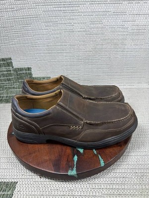 Timberland Pro Shoes Men Size 15 M Branston Alloy Toe Work Brown Leather Slip On