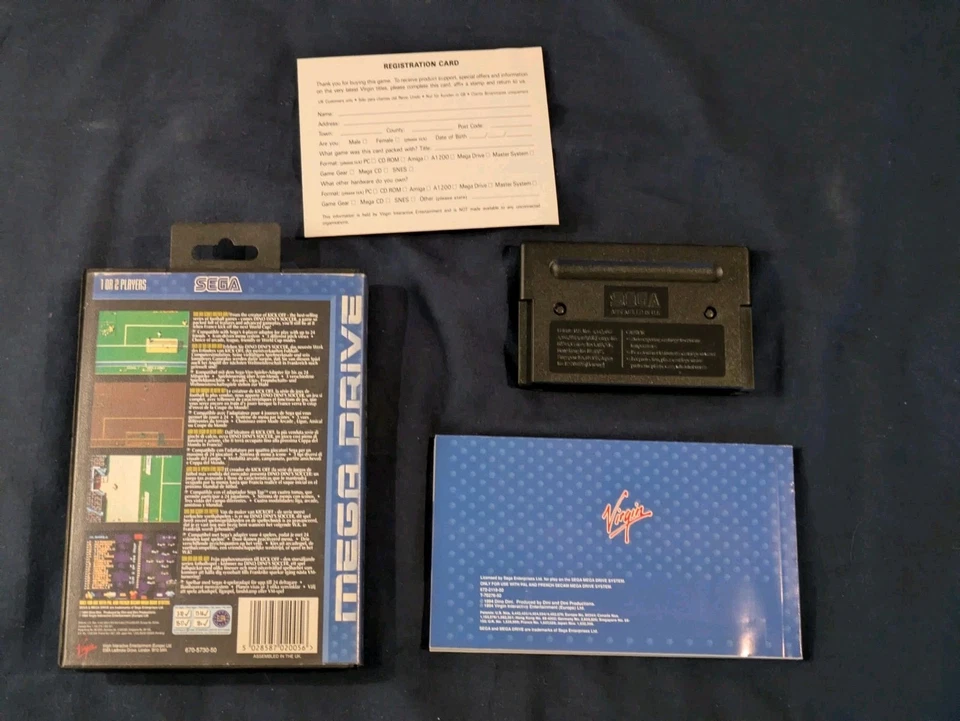 Dino Dini´s Soccer - Sega Mega Drive - OVP Komplett - DE PAL - Bild 2 von 3