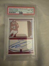 Ceedee Lamb 2020 Panini National Treasures Collegiate College Blue Auto /49