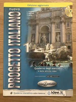 Nuovo Progetto Italiano: Quaderno Degli Esercizi 1 +CD Audio Level A1-A2