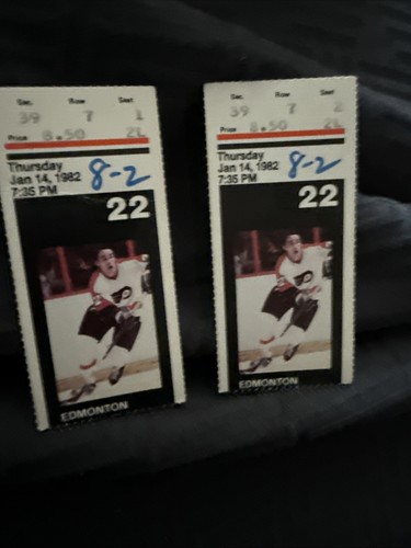 2 Philadelphia Flyers vs Edmonton Oilers 1982 Wayne Gretzky segna gol #56 - Foto 5 di 5