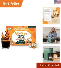 Four Sigmatic Mushroom Coffee K-Cups Organic Dark Roast Coffee with Lion s ...