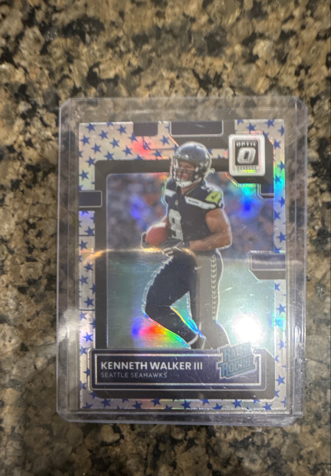 2022 Panini Donruss Optic -Rated Rookie Kenneth Walker III #218 Stars Prizm (RC)