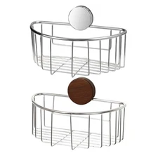 For Kitchen Sink Corner Sponge Holder with Strong Suction Cup and Drainage