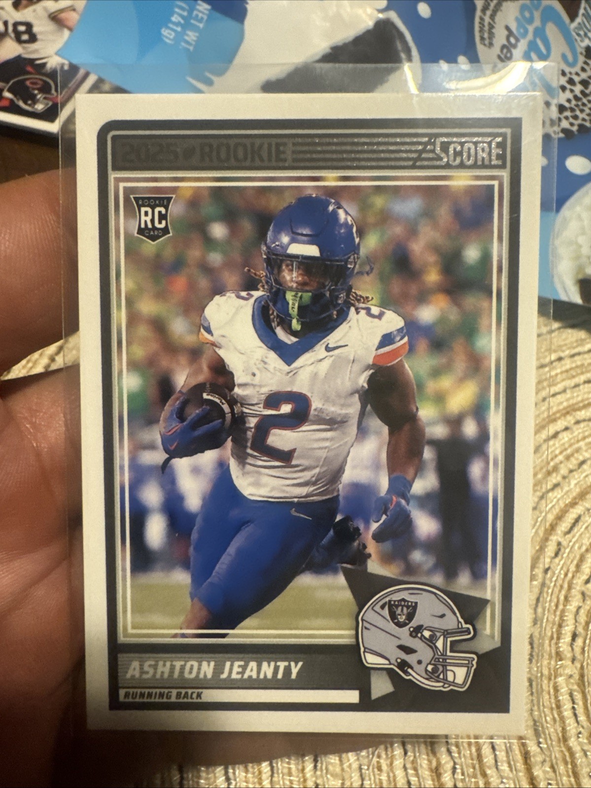 2025 Score - Rookies Ashton Jeanty #14 Green (RC)