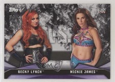 2017 Topps WWE Women's Division Rivalries Becky Lynch Mickie James #RV-10 1qy