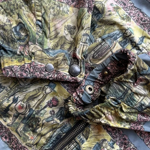 Burberry Illustrated Scene Print Nylon Jacket Size 52 image 7
