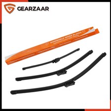Scheibenwischer Wischerblätter Vorne + Hinten für VW Polo (Typ 9N) 2002-2009