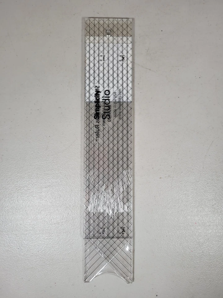 Simplicity Studio Simpli EZ Bias Ruler Quilting Tool - Image 3 of 3