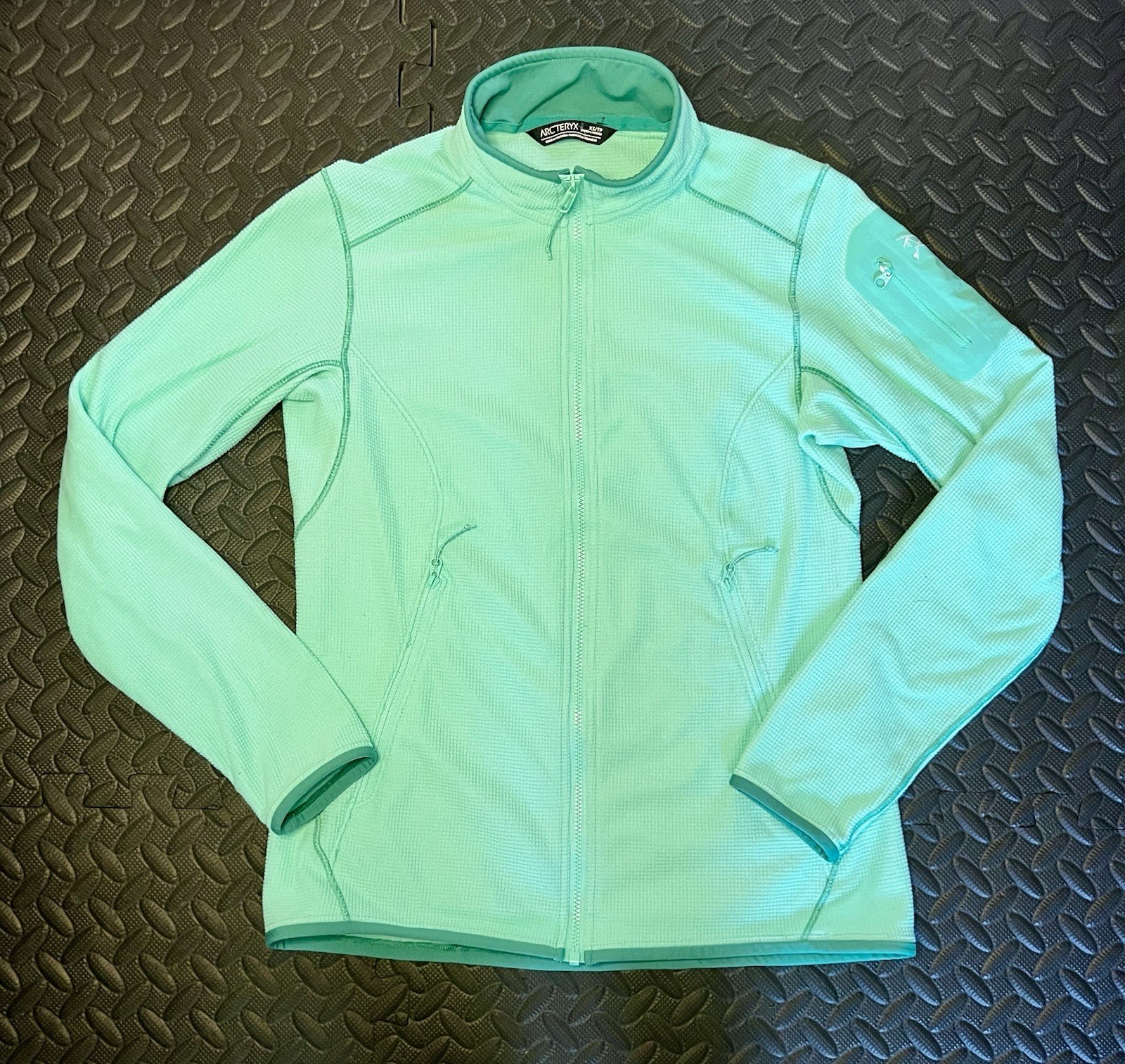 ARC'TERYX Arcteryx giacca pile full zip Delta LT Polartec donna XS verde acqua blu