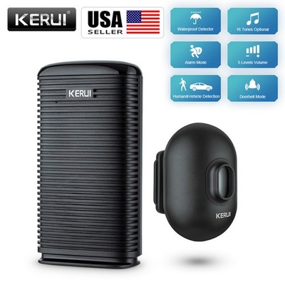 KERUI Driveway Alarm Wireless System Outdoor Motion Sensor for Home Security