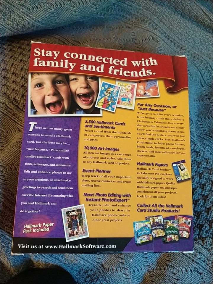 Hallmark Card Studio 3 Deluxe 2001 vintage Foto 2 de 4