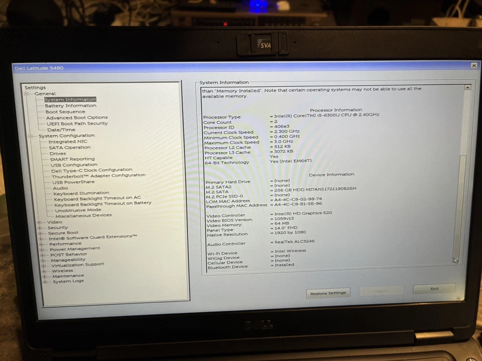 Dell Latitude 5480 · i5-6300 · 8GB · 256GB, Foto 4 von 5