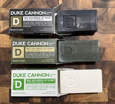 3 Pack Big A Brick of Soap Duke Cannon Supply Co Bar Soap - Unused