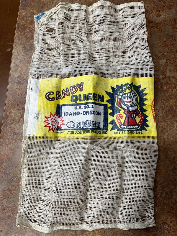 Vintage Candy Queen 50lb Onion Sack