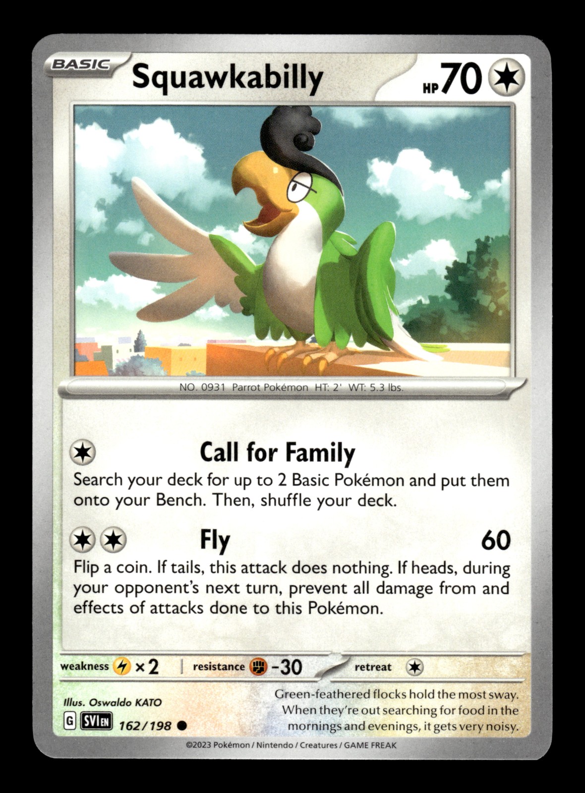 Pokemon TCG: Scarlet & Violet (Base Set) - Squawkabilly - #162/198