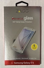 Zagg Invisible Shield Tempered Glass Screen Protector for Samsung Galaxy S6
