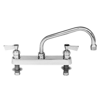 Fisher 57630 8 in Deck Mount Faucet w/ 6 in Spout