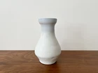 Vintage Van Briggle Pottery Vase Matte White Hand Thrown by Jared Finkenbinder