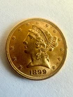 1899 $5 Liberty Head Gold Half Eagle – Beautiful Pre-1933 U.S. Gold Coin