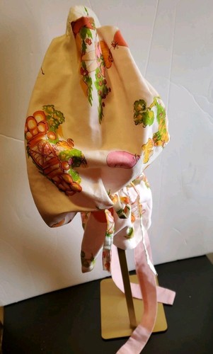 Vintage Handmade Womens Country Scene Prairie Bonnet - Picture 4 of 5