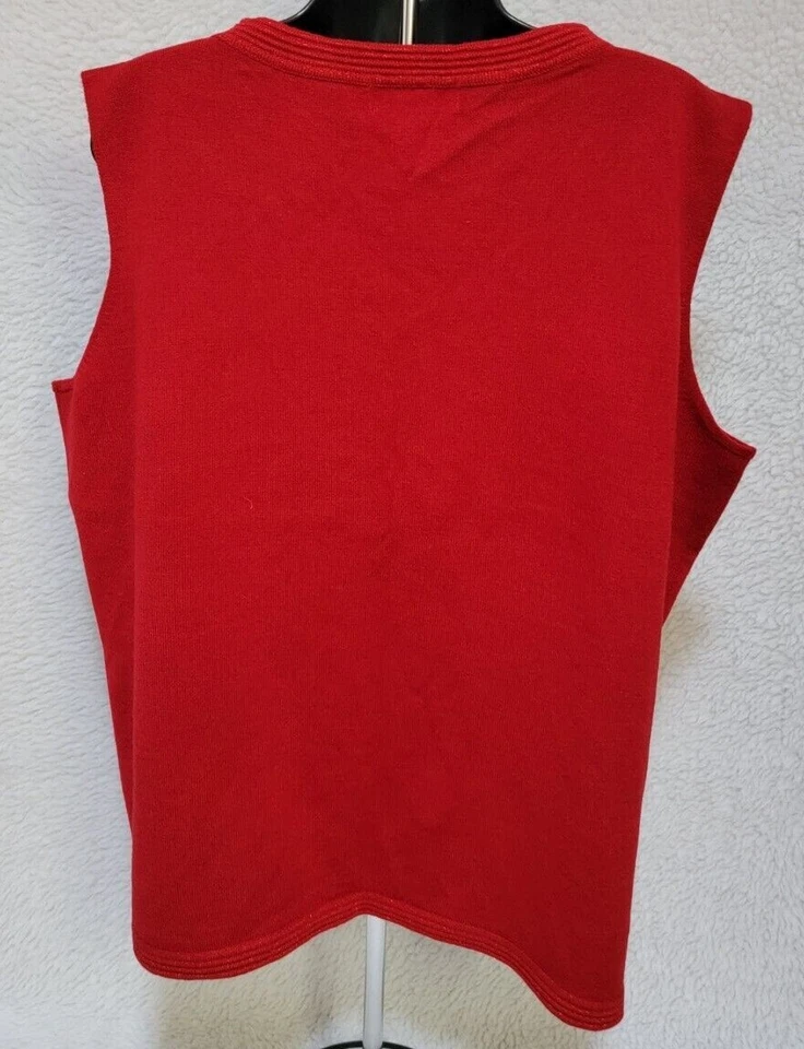 Camisa suéter blusa Dressbarn para mujer talla 18/20 18W/20W roja Foto 4 de 4