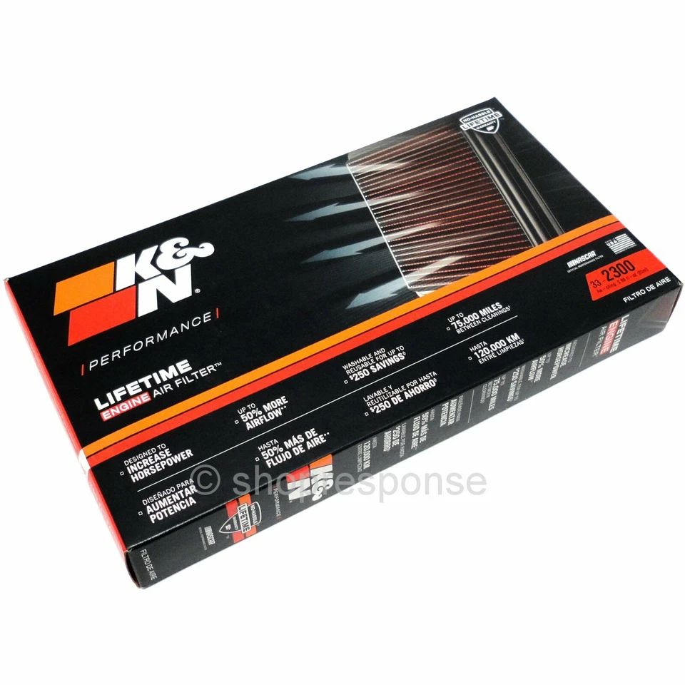 Фильтр воздухозаборник K&N 33-2300 подходит для Scion FRS tC Subaru BRZ Toyota 86 - Изображение 2 из 2