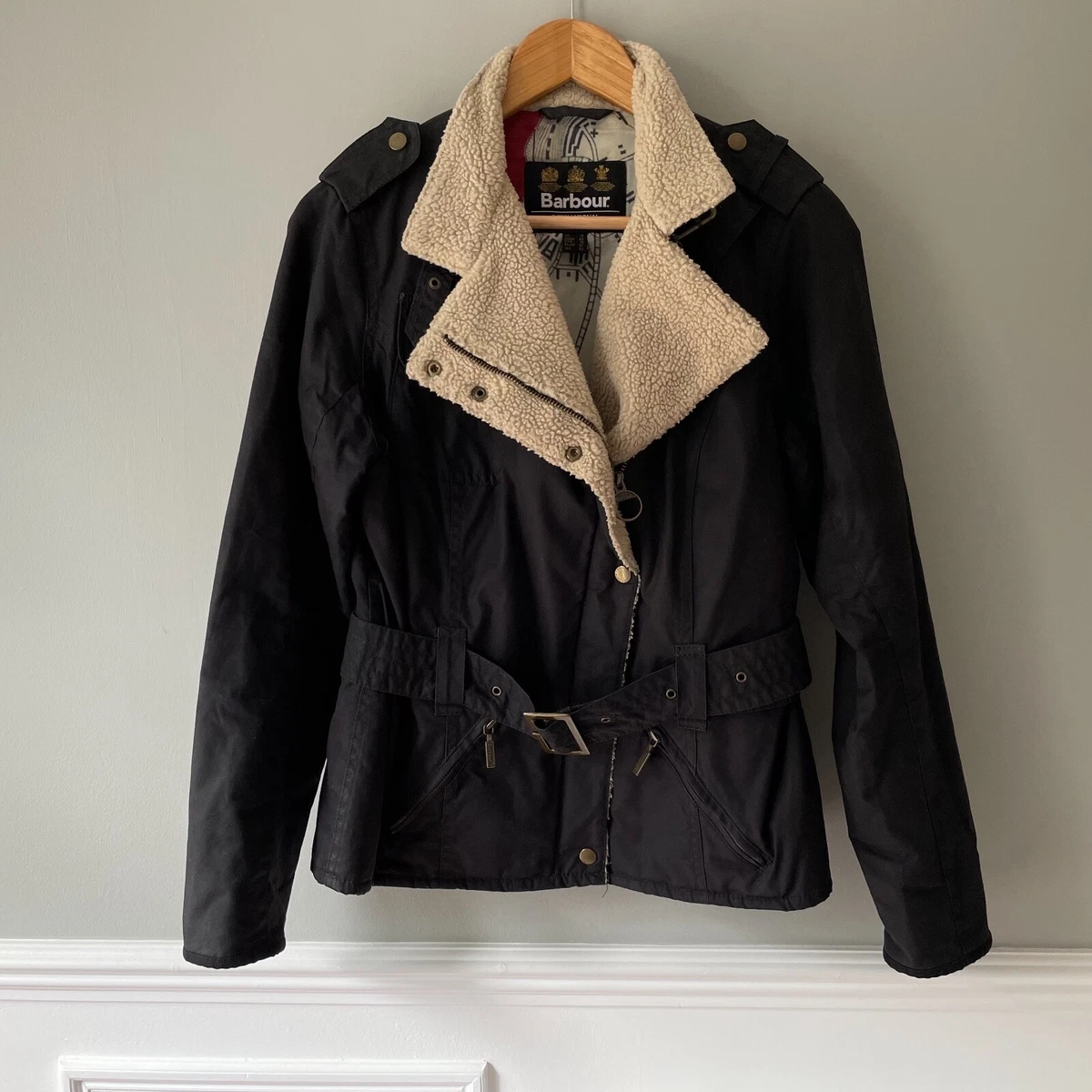 Barbour sheepskin hotsell jacket