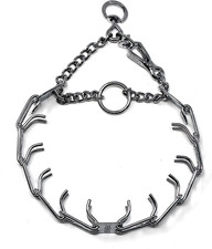 Dog Training Collar with Quick Release Buckle Ultra-Plus Chrome Plated Steel Tra