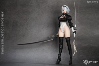 PLAY TOY P021 1/6 Humanoid Robot 2B Collectible Female Action