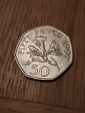 1997 Fresia Flowers Bailiwick Of Guernsey 50p Coin